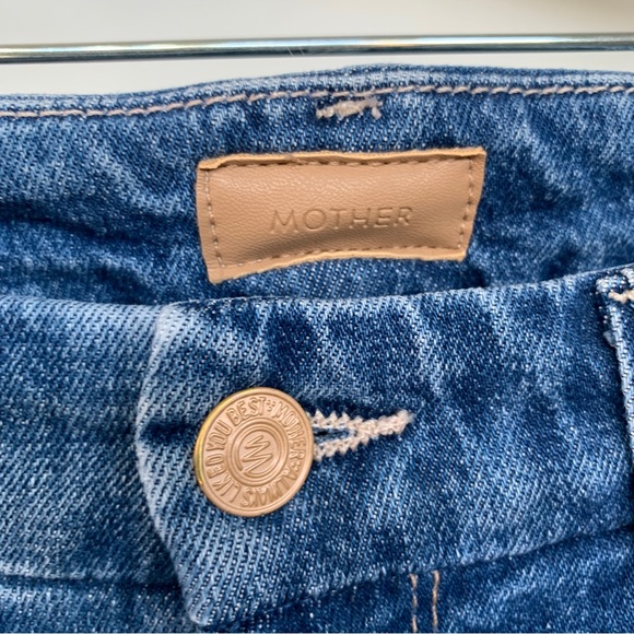 Mother High Waisted Looker Ankle Fray Nature Tune Up Jeans Size 26 - Picture 4 of 10